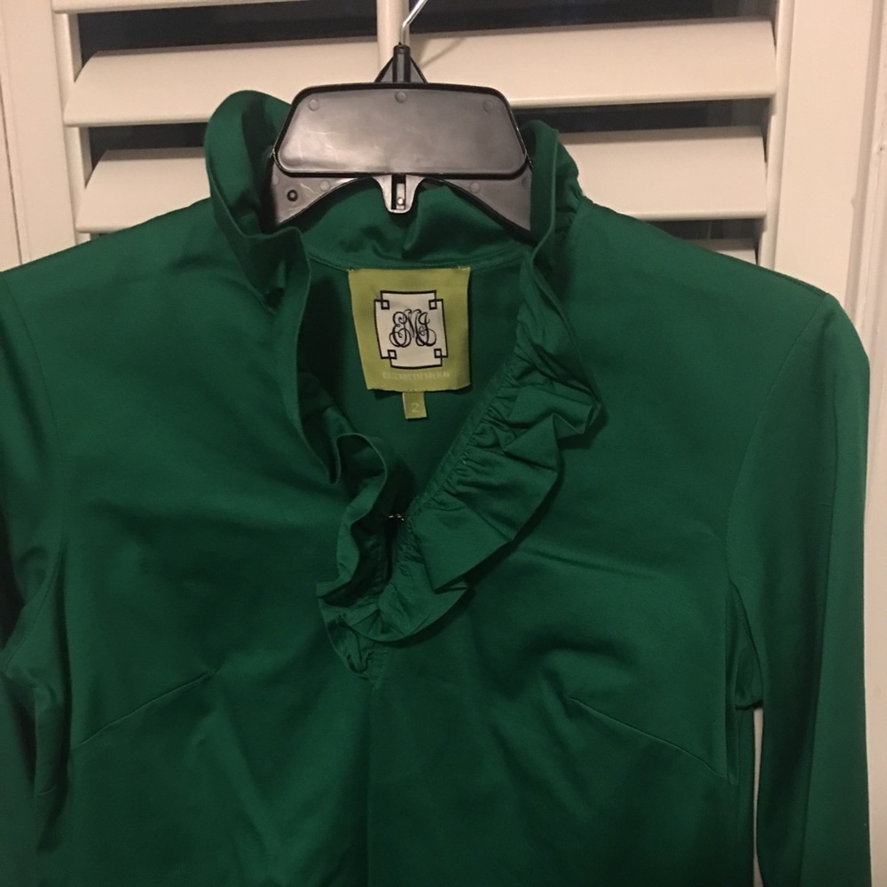 Elizabeth McKay ruffle blouse